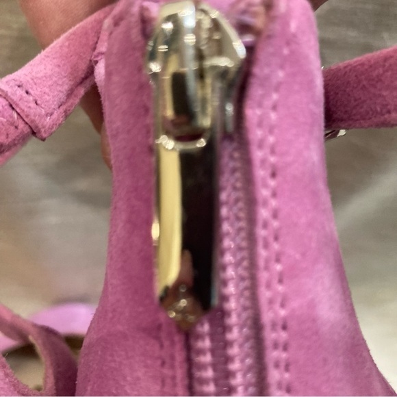 SAM EDELMAN Sz 8.5 Pink Leather Upper Strappy Buckle Closure Heeled Sandals NWOT - Picture 14 of 16